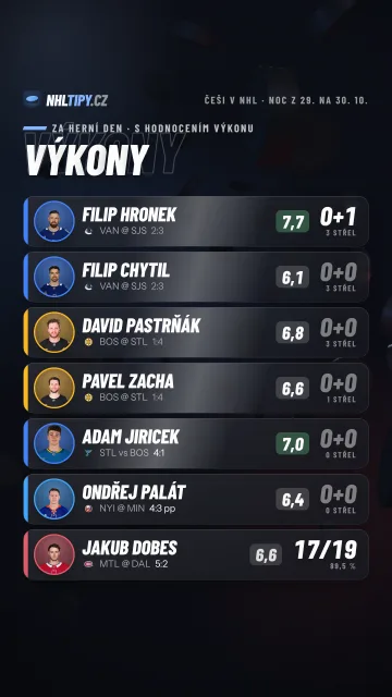Češi v NHL