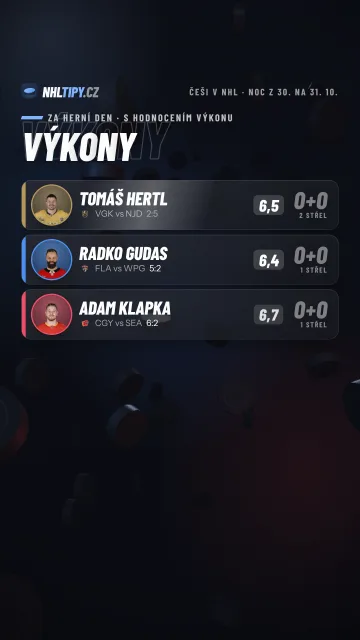 Češi v NHL